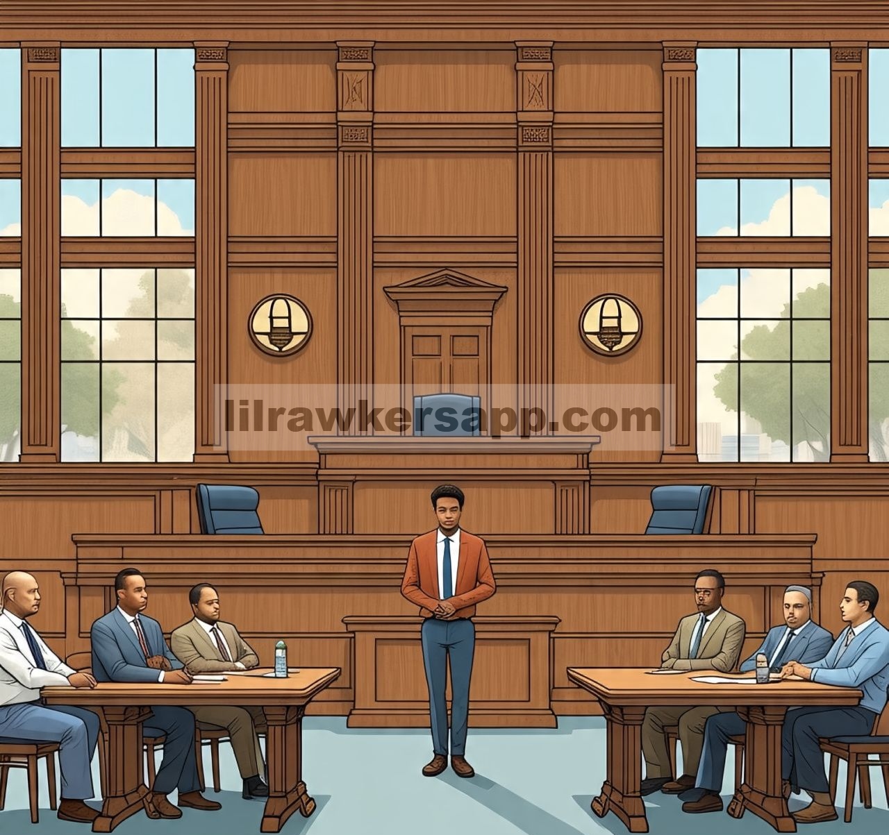 Juri di Pengadilan: Menilai Dampak Desain Ruang Sidang dan Ideologi Juri terhadap Persepsi Bersalah Terdakwa